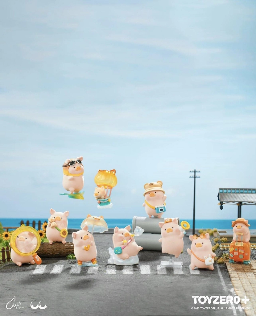 Mô hình đồ chơi Blind box Lulu The Piggy Adventures Times TOYZERO+