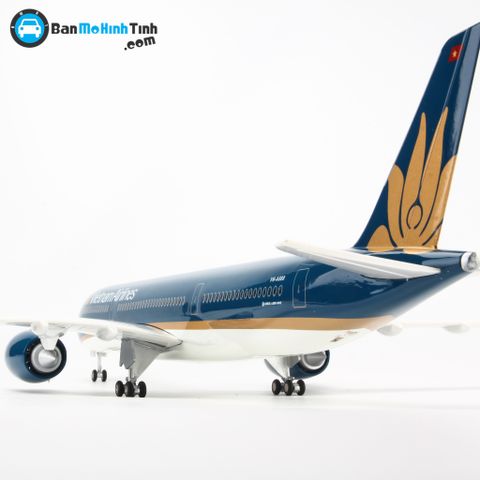 Mô hình máy bay Viet Nam Airlines A350 dài 47 cm có đèn led