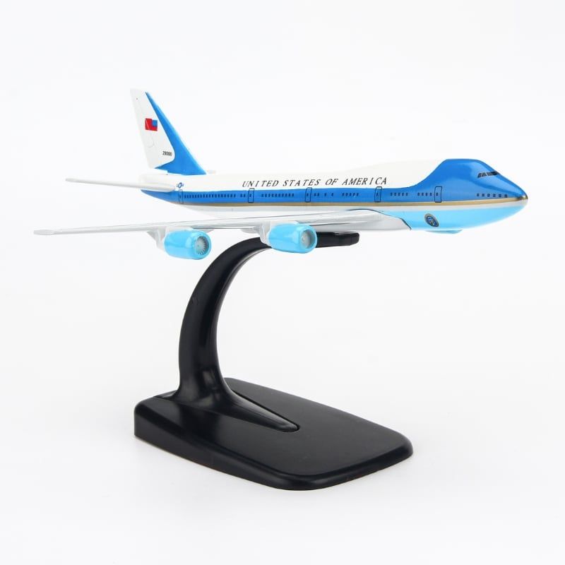 Mô hình máy bay Air Force One Boeing B747 16cm Everfly V&G17