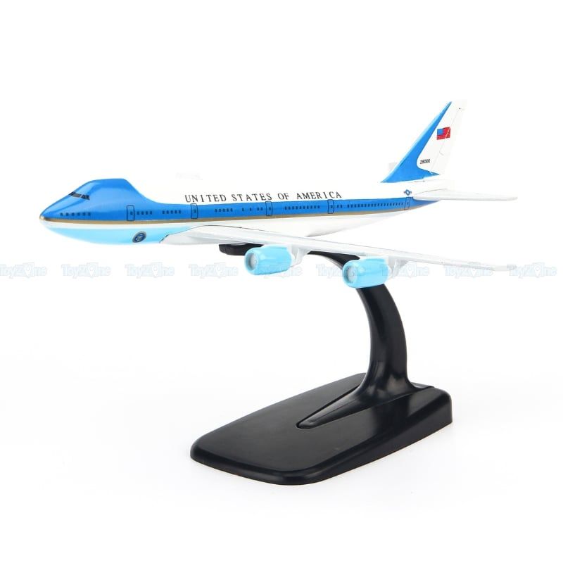 Mô hình máy bay Air Force One Boeing B747 16cm Everfly V&G17