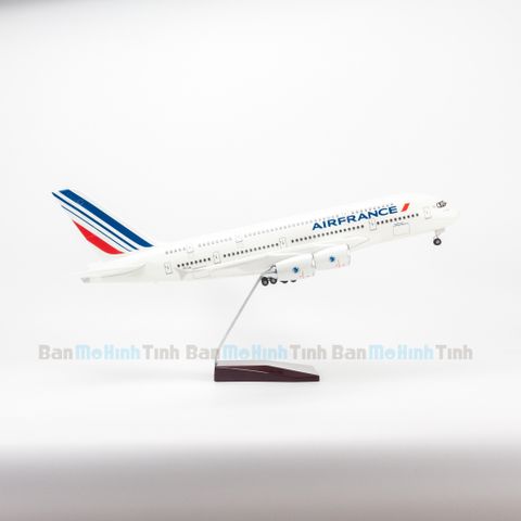 MÔ HÌNH MÁY BAY AIR FRANCE CAO CẤP 20CM CÓ BÁNH XE KÈM ĐẾ TRƯNG BÀY   Lazadavn
