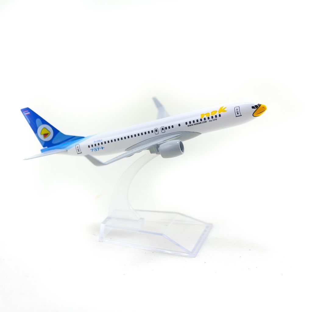  Mô Hình máy bay B737 Nok Air 2 Everfly 16cm 