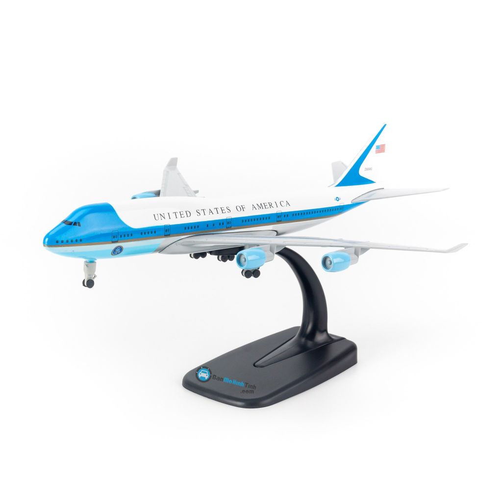 Mô hình máy bay B747 Air Force One Everfly 20cm
