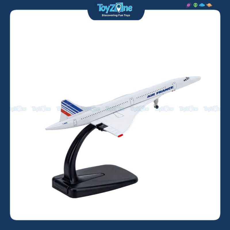 Mô hình máy bay Concorde Air France 20cm Everfly