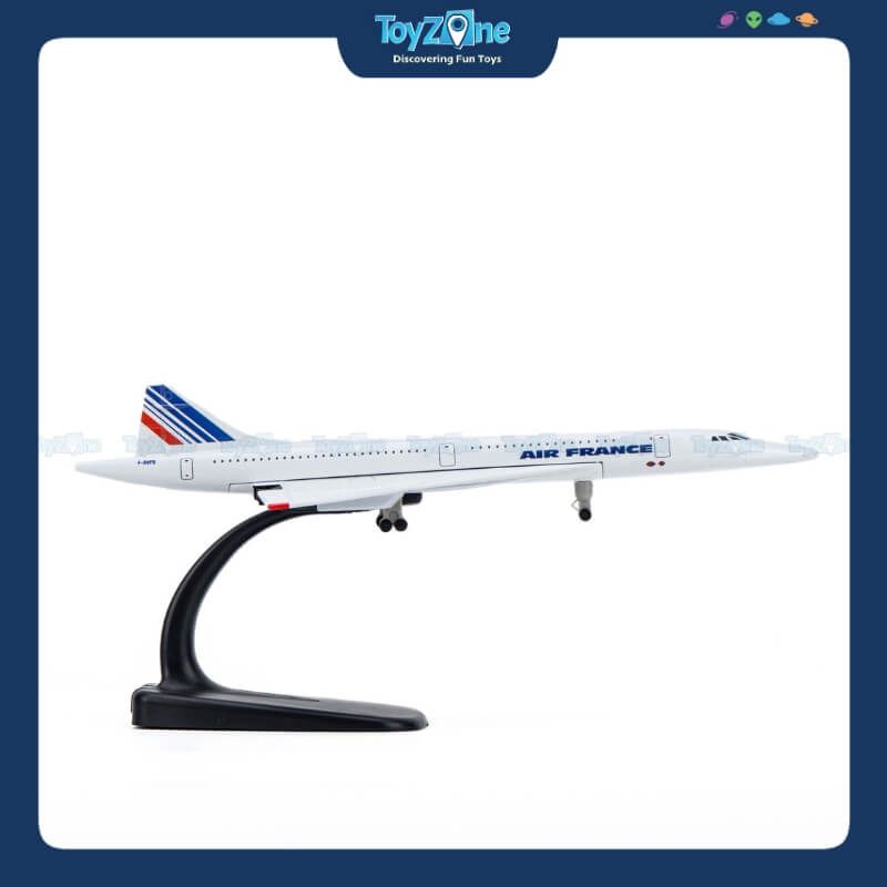 Mô hình máy bay Concorde Air France 20cm Everfly