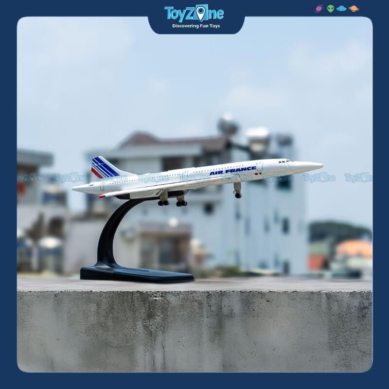 Mô hình máy bay Concorde Air France 20cm Everfly