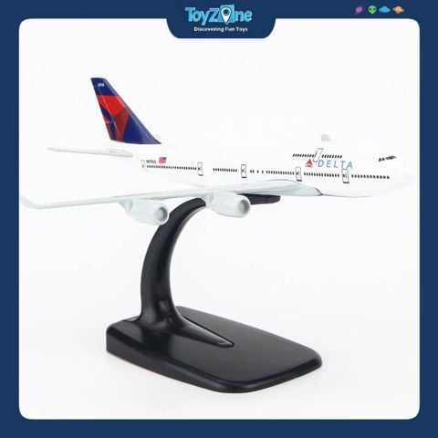 Mô hình máy bay Delta Air Lines Boeing B747 16cm Everfly
