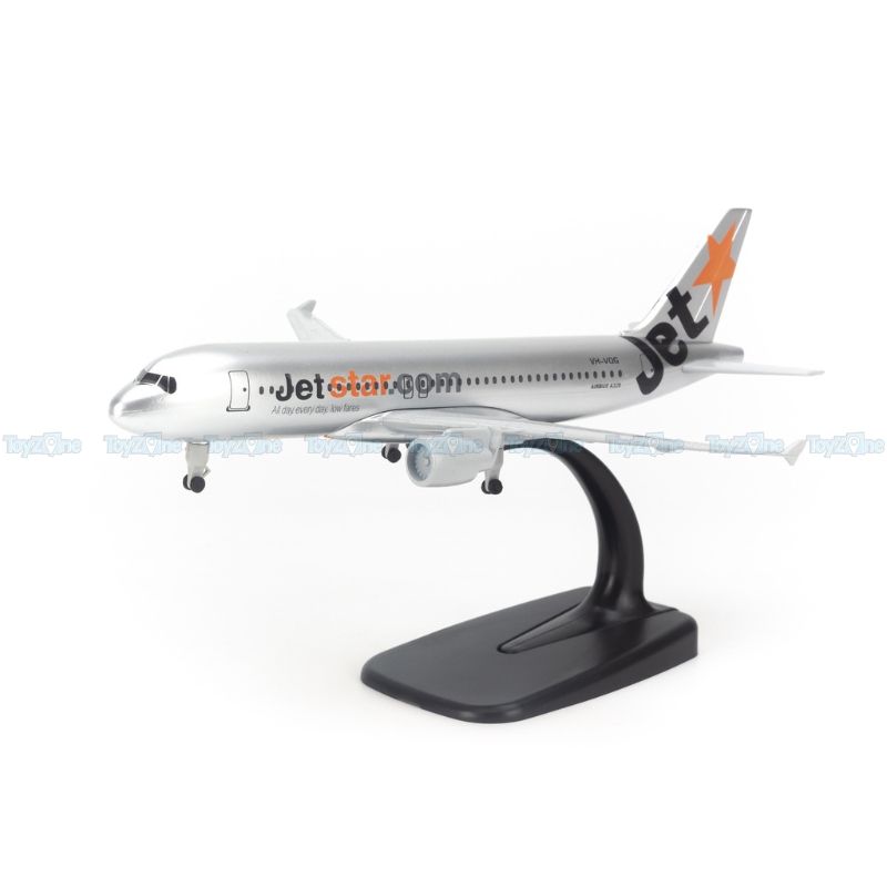 Mô hình máy bay Jetstar Airways Airbus A320 20cm Everfly V&G 71