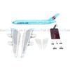  Mô hình máy bay Korean Air 47cm lắp ráp có đèn Everfly 