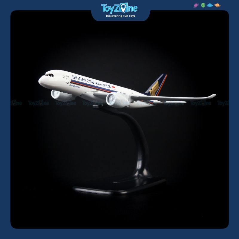  Mô hình máy bay Singapore Airlines 16cm Everfly 
