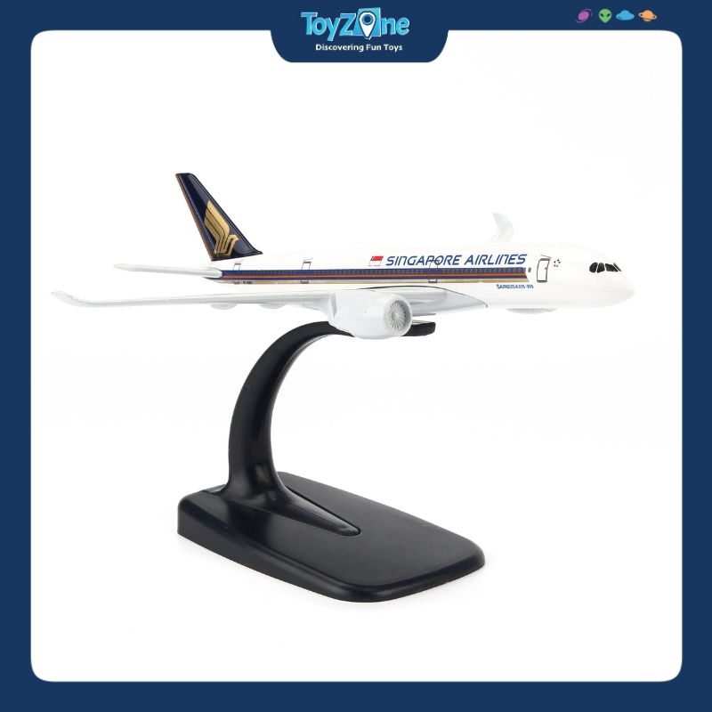  Mô hình máy bay Singapore Airlines 16cm Everfly 