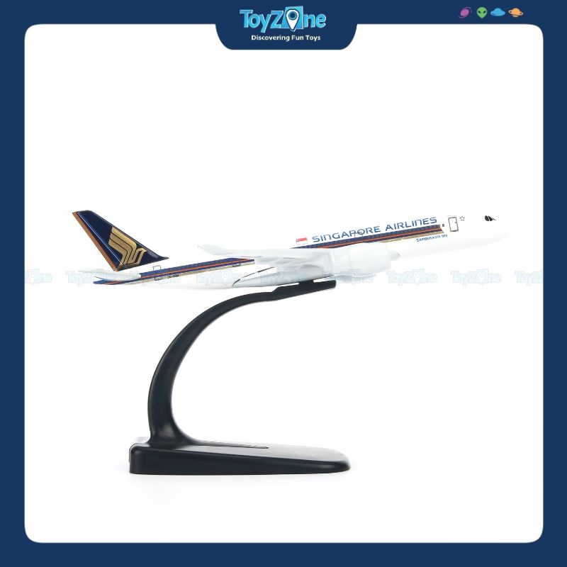  Mô hình máy bay Singapore Airlines 16cm Everfly 