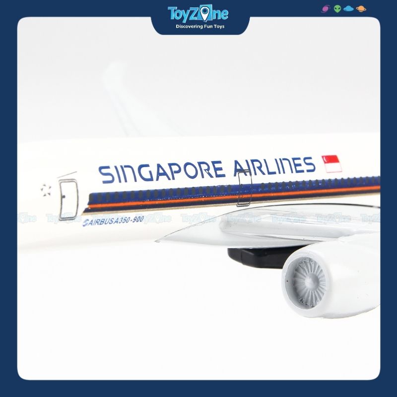  Mô hình máy bay Singapore Airlines 16cm Everfly 