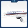  Mô hình máy bay Singapore Airlines 16cm Everfly 