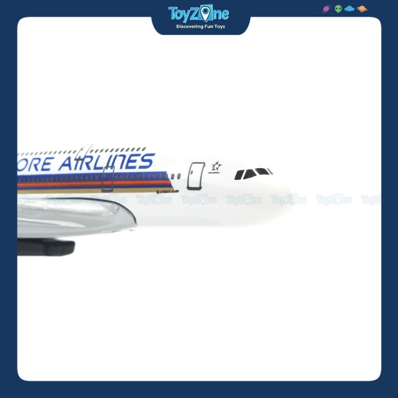  Mô hình máy bay Singapore Airlines 16cm Everfly 