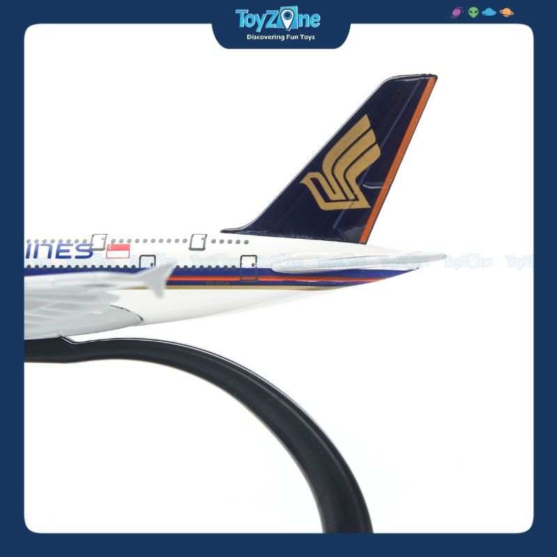  Mô hình máy bay Singapore Airlines 16cm Everfly 