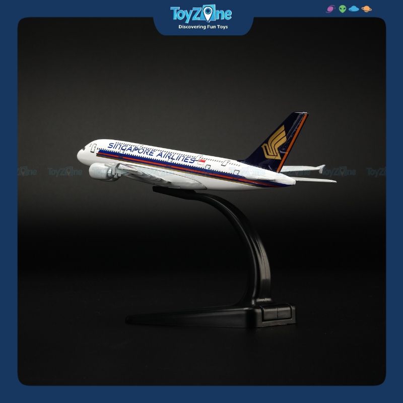  Mô hình máy bay Singapore Airlines 16cm Everfly 