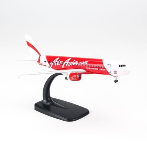 Mô hình máy bay Air Asia Airbus A320 20cm Everfly V&G 0943