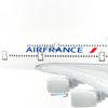 Mô hình máy bay tĩnh Air France Airbus A380 16cm Everfly giá rẻ (7)