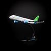 Mô hình máy bay tĩnh Bamboo Airways Airbus A320 16cm Everfly giá rẻ (9)