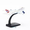  Mô hình máy bay British Airways 16cm Everfly 