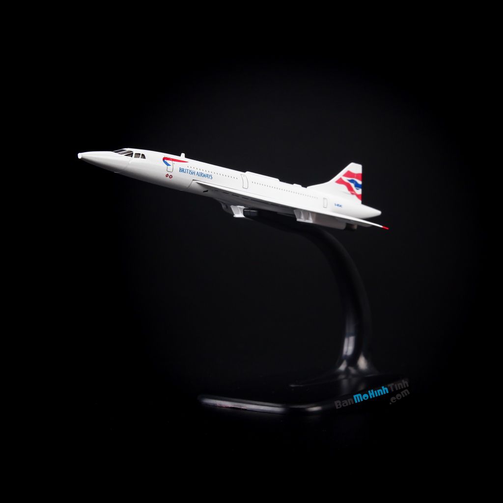  Mô hình máy bay British Airways 16cm Everfly 