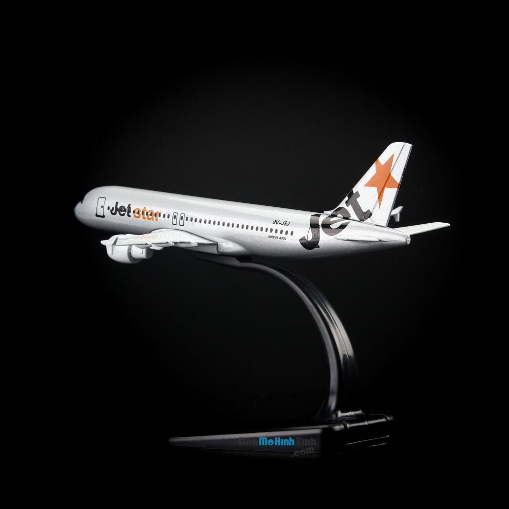  Mô hình máy bay Jetstar Airways Airbus A320 16cm Everfly V&G 33-1 