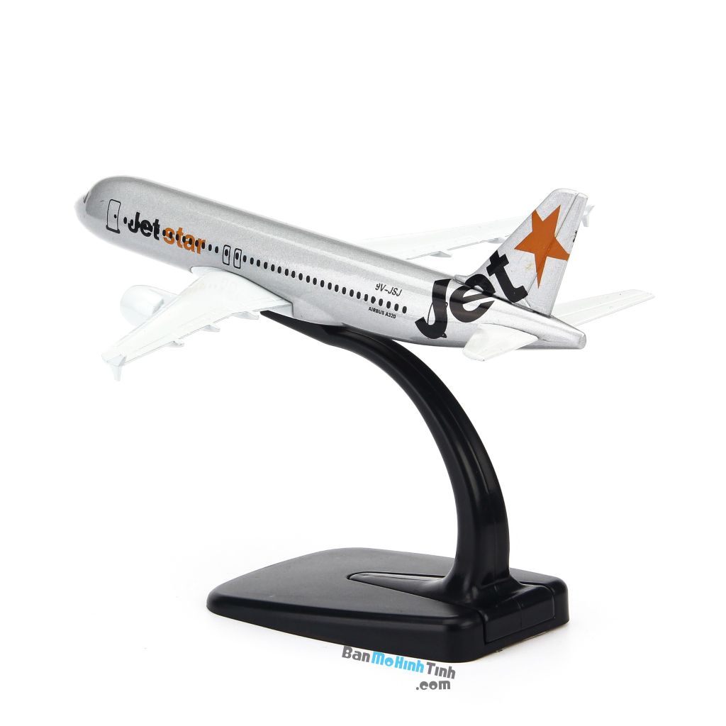  Mô hình máy bay Jetstar Airways Airbus A320 16cm Everfly V&G 33-1 