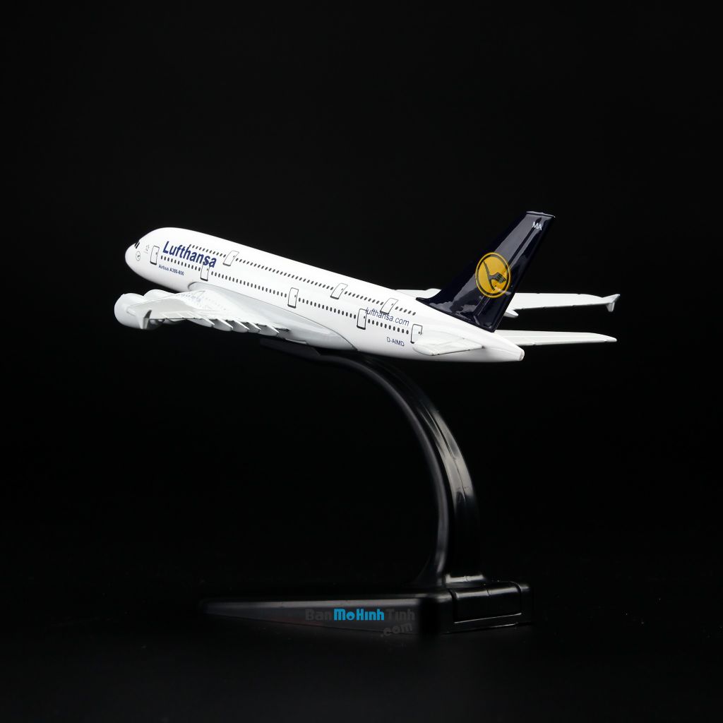 Mô hình máy bay tĩnh Lufthansa Airbus A380 16cm Everfly giá rẻ (9)
