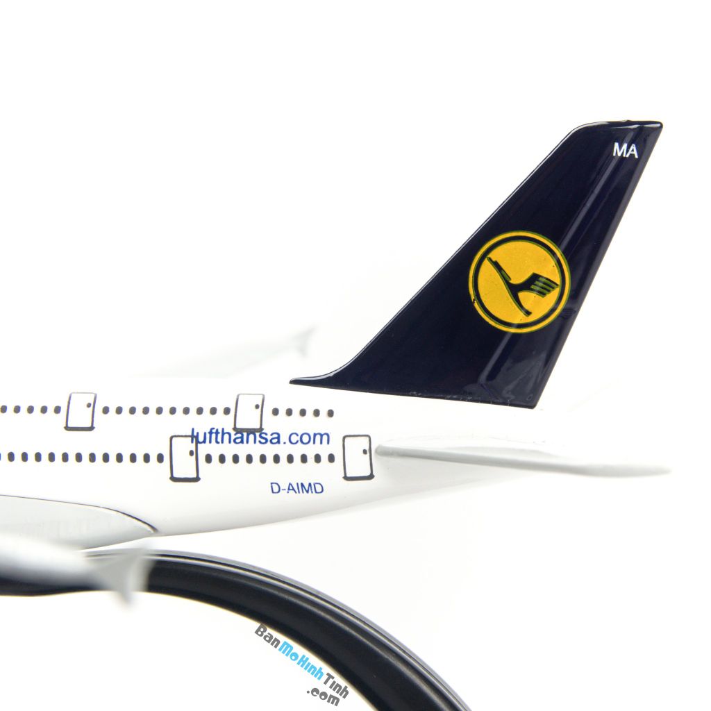 Mô hình máy bay tĩnh Lufthansa Airbus A380 16cm Everfly giá rẻ (7)