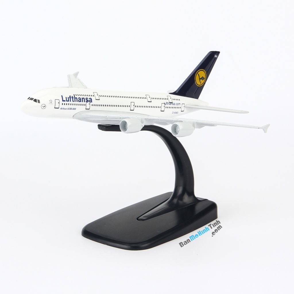 Mô hình máy bay tĩnh Lufthansa Airbus A380 16cm Everfly giá rẻ (2)