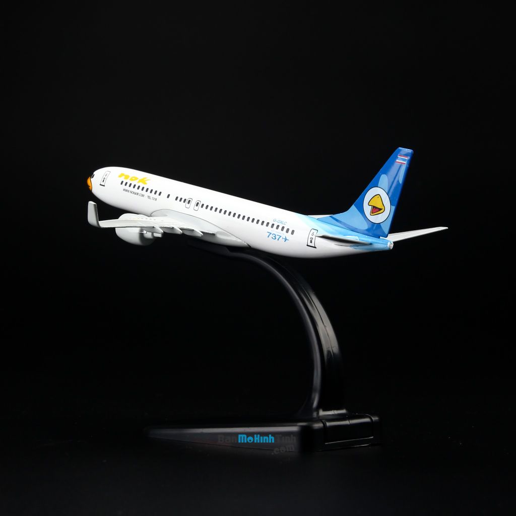 Mô hình máy bay tĩnh Nok Air Boeing B737 16cm Everfly giá rẻ (10)