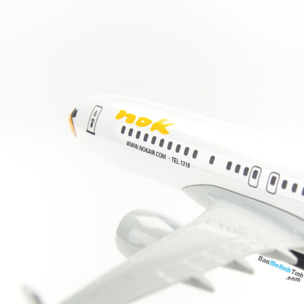 Mô hình máy bay tĩnh Nok Air Boeing B737 16cm Everfly giá rẻ (7)