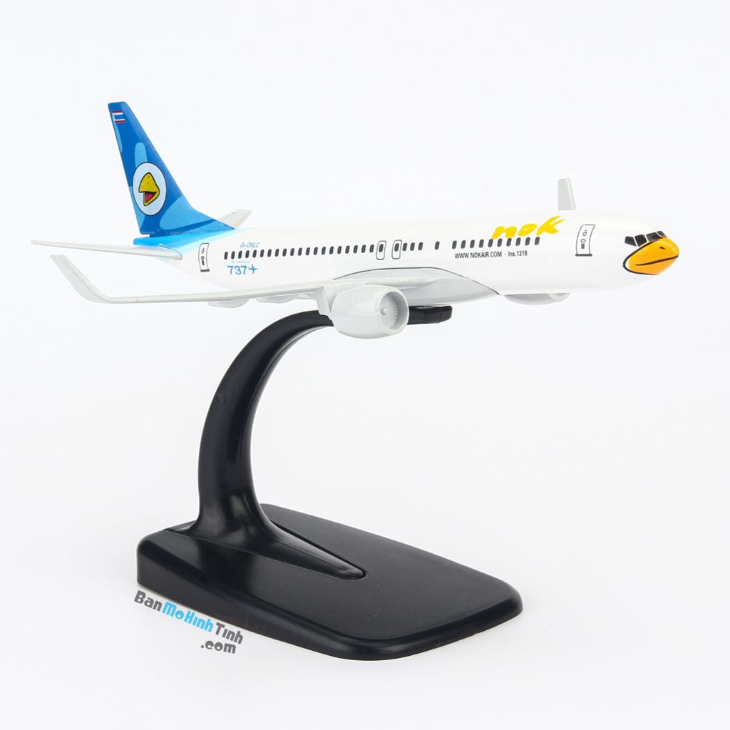 Mô hình máy bay tĩnh Nok Air Boeing B737 16cm Everfly giá rẻ (1)
