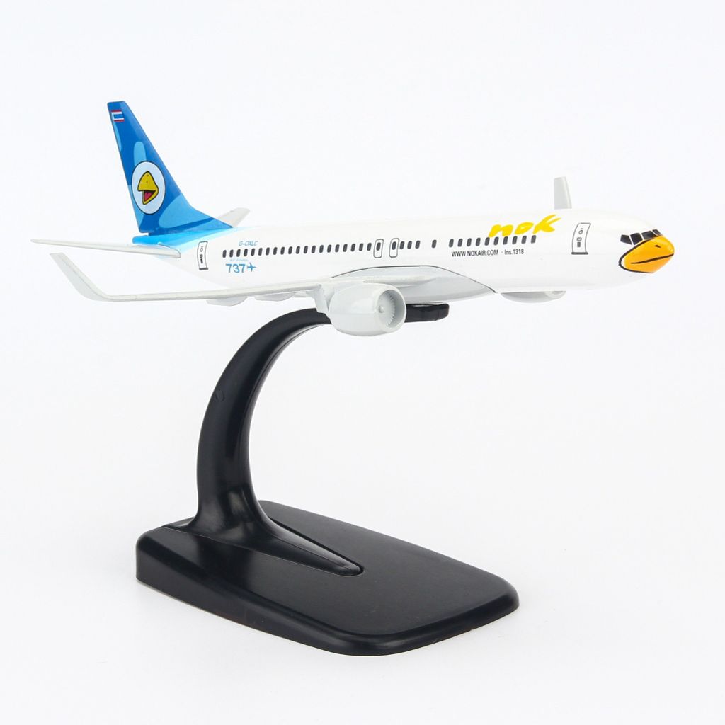  Mô hình máy bay Nok Air Tel 1318 Boeing B737 16cm Everfly 