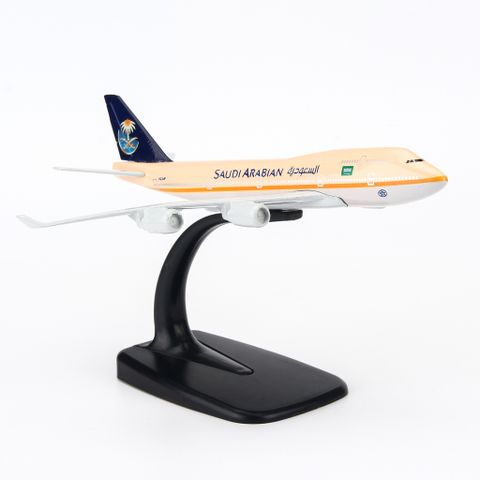 Mô hình máy bay Saudi Abarian Airlines Boeing B747 16cm Everfly