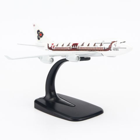 Mô hình máy bay Thai APEC Boeing B747 16cm Everfly-937