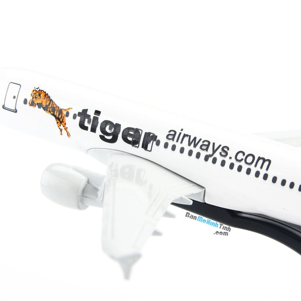  Mô hình máy bay Tiger Airways Airbus A320 16cm Everfly V&G 27 