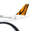  Mô hình máy bay Tiger Airways Airbus A320 16cm Everfly V&G 27 