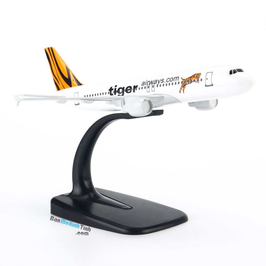  Mô hình máy bay Tiger Airways Airbus A320 16cm Everfly V&G 27 
