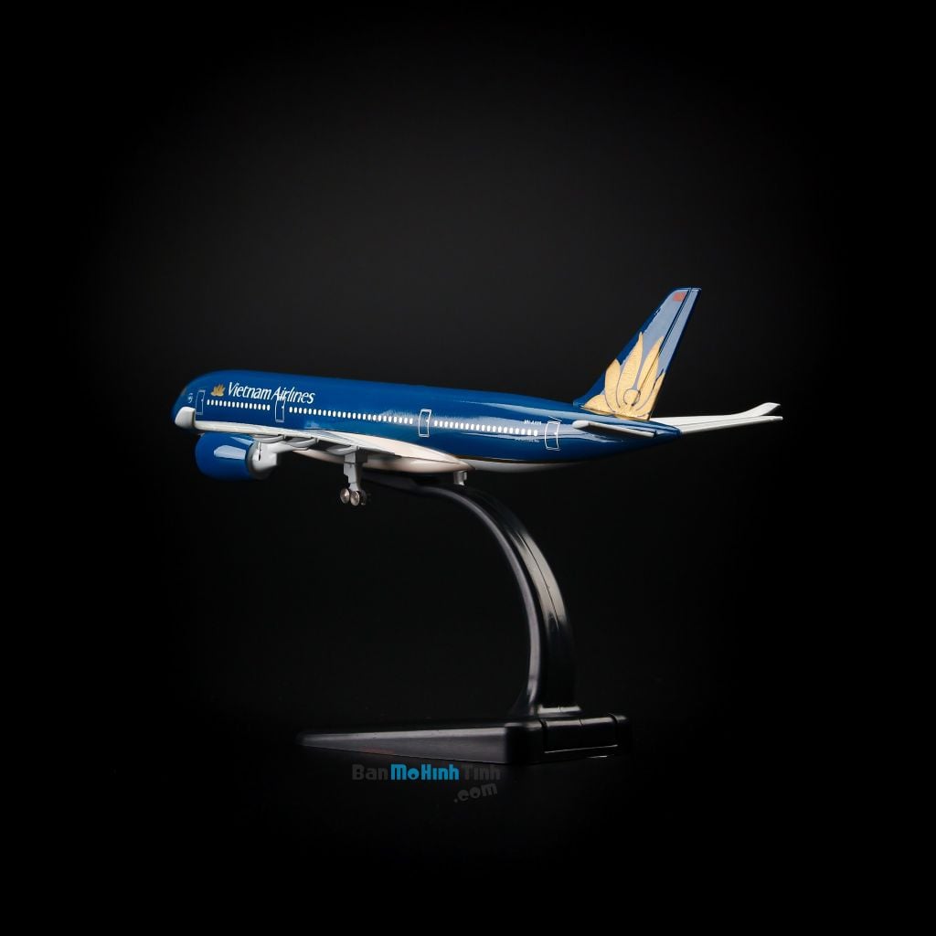 Mô hình máy bay tĩnh Vietnam Airlines Airbus A350 20cm Everfly giá rẻ (12)