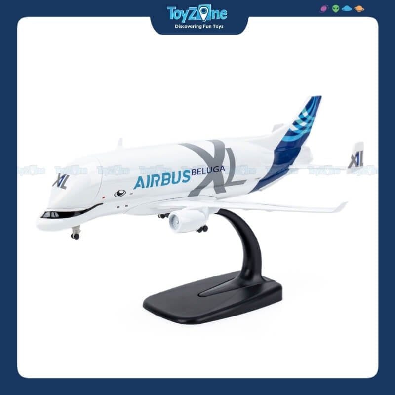 Mô hình máy bay vận tải Airbus Beluga XL A330-743L 20cm Everfly