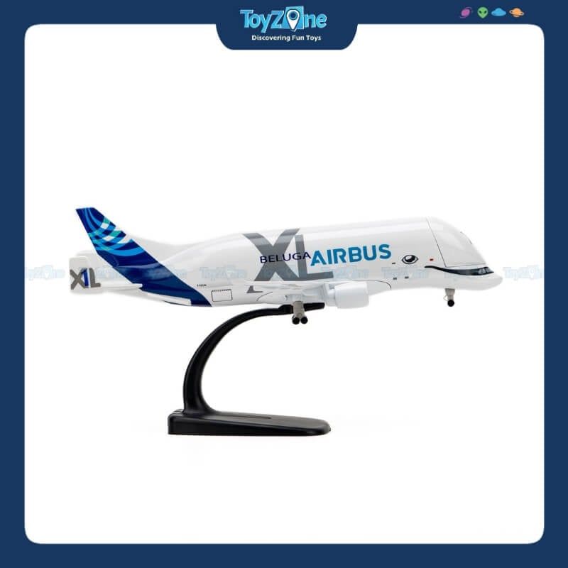 Mô hình máy bay vận tải Airbus Beluga XL A330-743L 20cm Everfly