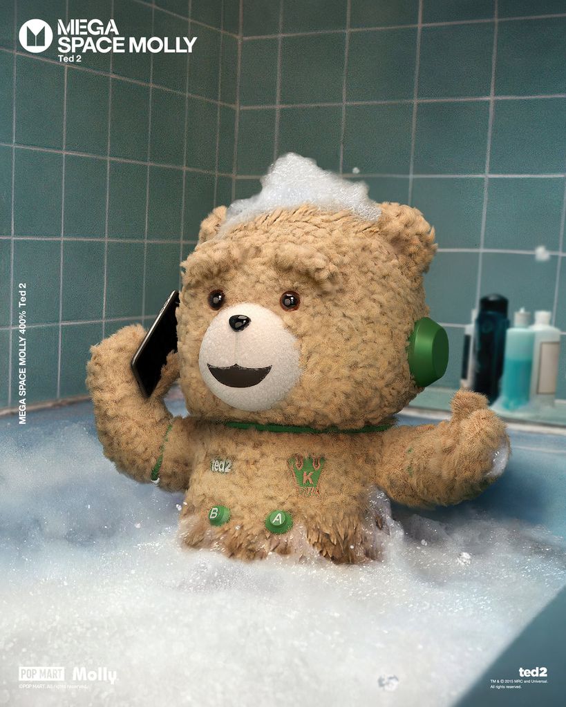 Mô hình đồ chơi Mega Space Molly 400% Ted 2 POP MART