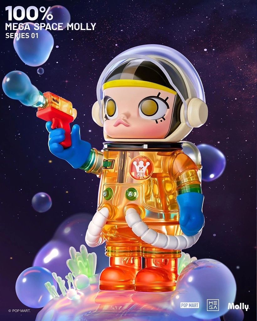  Mô hình đồ chơi Blind Box Mega Space Molly 100% Series 1 POP MART 