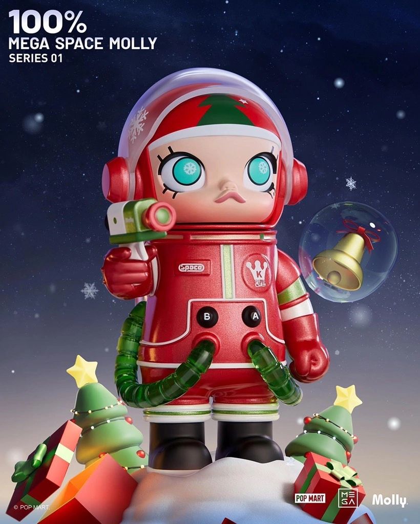  Mô hình đồ chơi Blind Box Mega Space Molly 100% Series 1 POP MART 