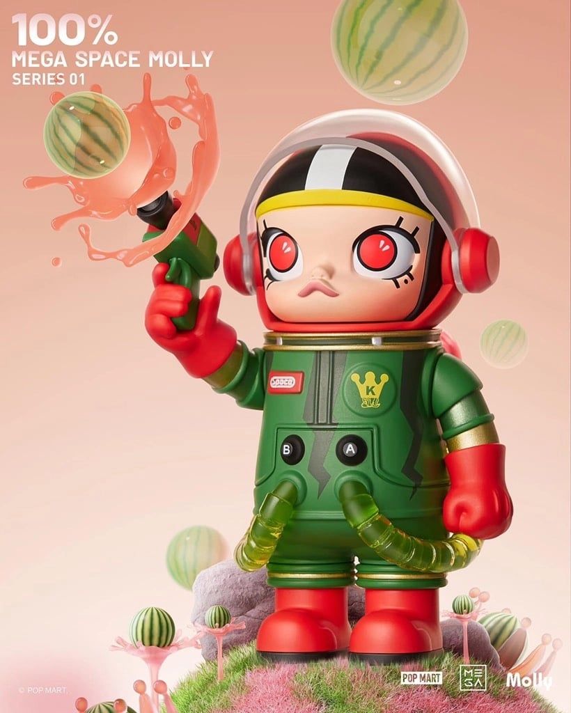  Mô hình đồ chơi Blind Box Mega Space Molly 100% Series 1 POP MART 