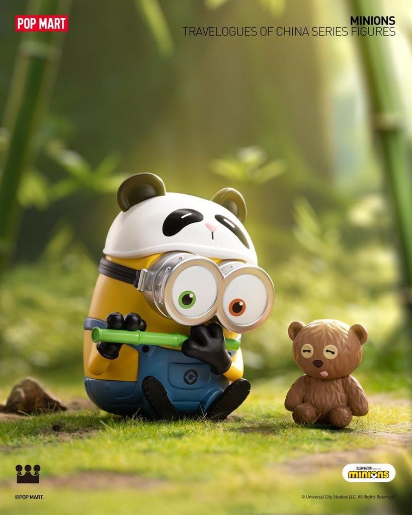 Mô hình đồ chơi Blind box Minions Travelogues Of Chinese (Chuyến Du Lịch Trung Hoa Của Minions) POP MART