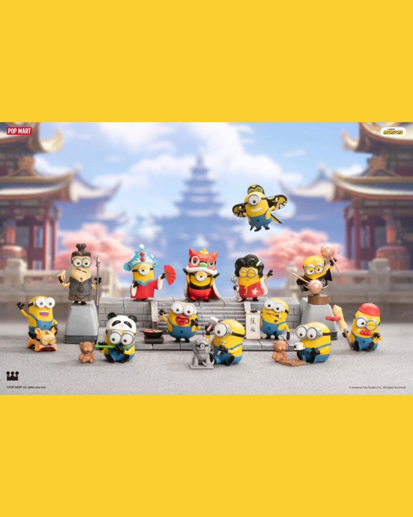 Mô hình đồ chơi Blind box Minions Travelogues Of Chinese (Chuyến Du Lịch Trung Hoa Của Minions) POP MART