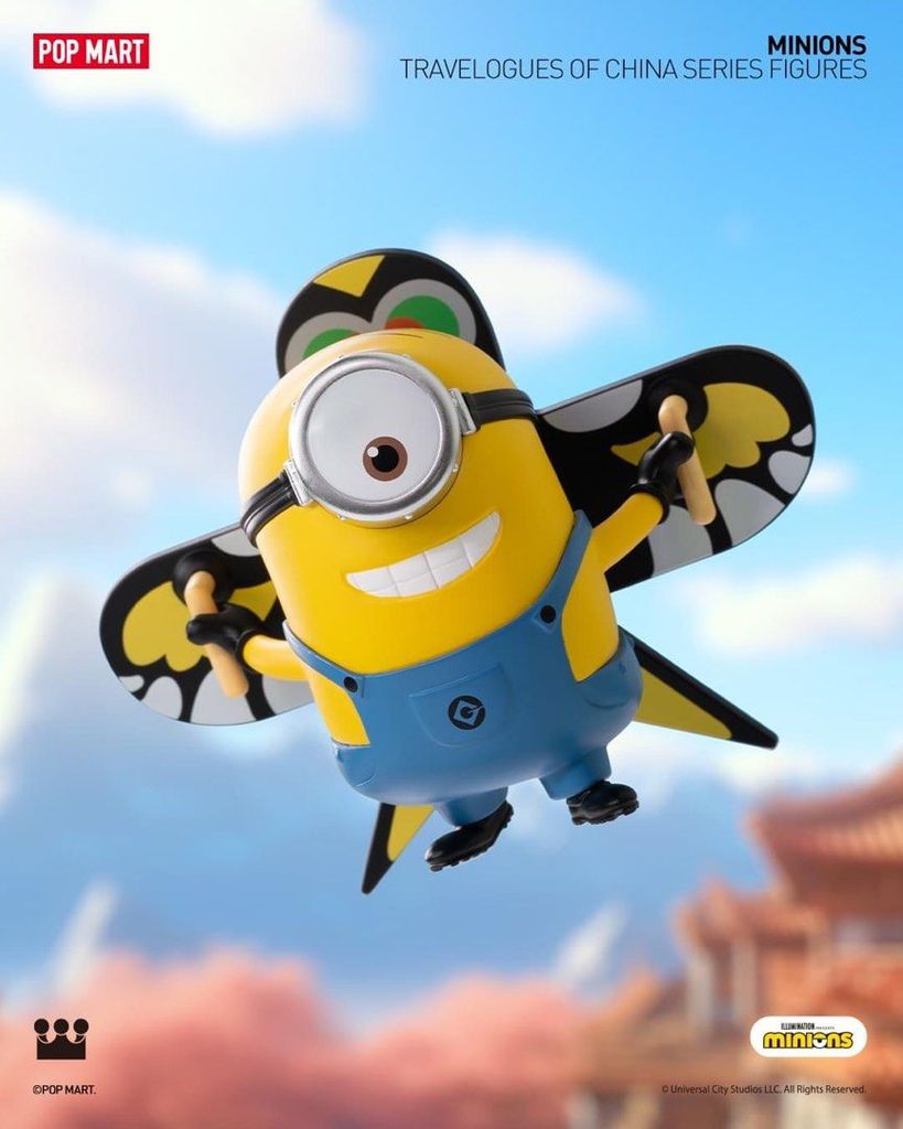 Mô hình đồ chơi Blind box Minions Travelogues Of Chinese (Chuyến Du Lịch Trung Hoa Của Minions) POP MART